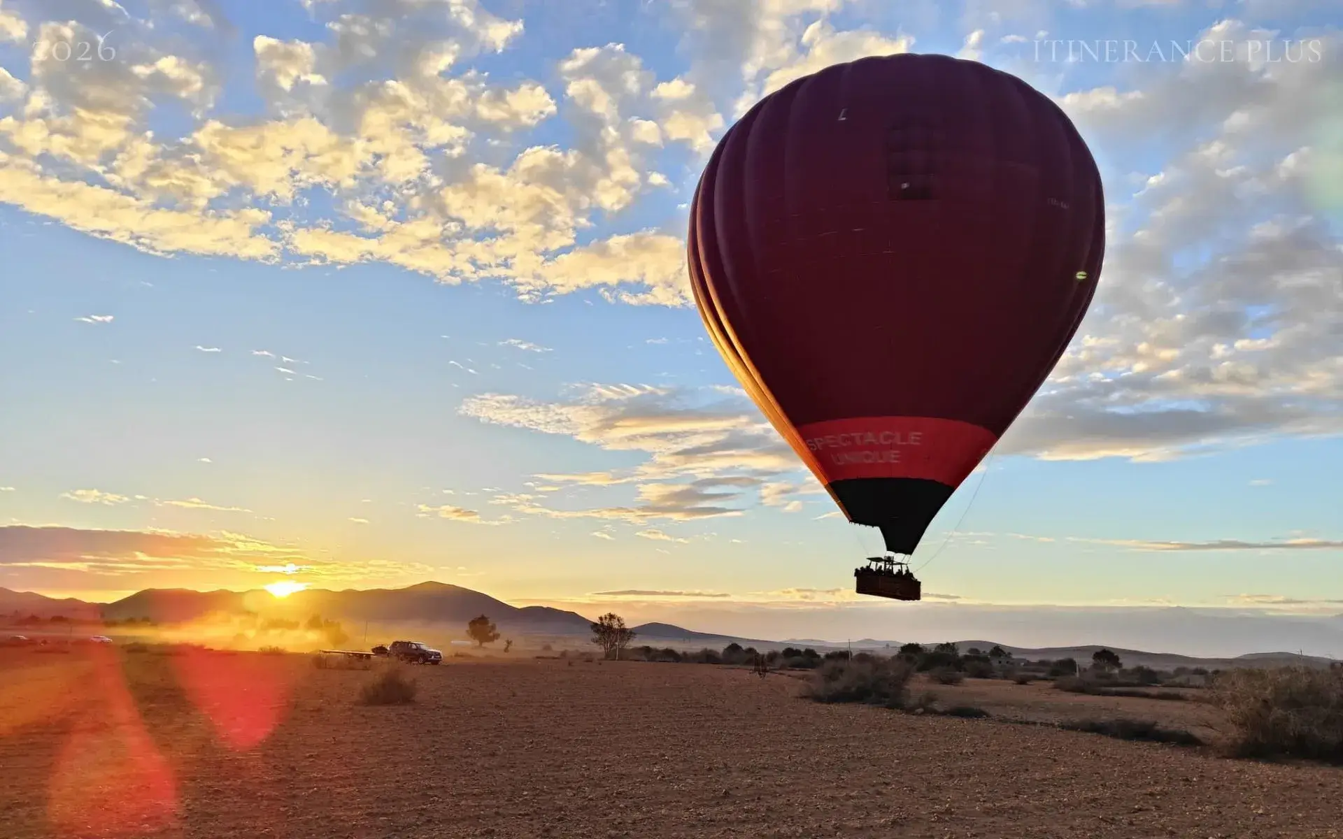 Montgolfière Marrakech : un Vol Magique au Lever du Soleil à Région des Jbilet (Nord de Marrakech). au Maroc - excursion premium avec Itinerance Plus